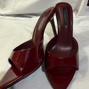 Tony Bianco Malibu Pointed Toe Slide Valentine❤️Sandal (Women) Size 8